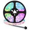 vidaXL LED juosta 12 vnt. Juoda ir permatoma Varis ir plastikas