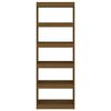 vidaXL Spintelė knygoms/kambario pertvara, ruda, 60x30x167,5cm, pu&scaron;is