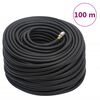 vidaXL Hibridinė oro žarna, juodos spalvos, 0,6", 100m, guma ir PVC