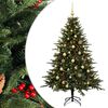 vidaXL Dirbtinė kalėdinė eglutė su rutuliuku 120 cm 150 LED