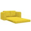 vidaXL Sofa lova 60cm Geltona Aksomas