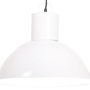 vidaXL Pakabinamas &scaron;viestuvas, baltas, 48cm, 25W, apskritas, E27