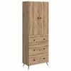 vidaXL Spintelė 2 vnt. 66 x 34,5 x 90 cm Apdirbta mediena