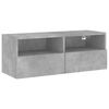 vidaXL Sieninė TV spintelė, betono pilka, 80x30x30cm, apdirbta mediena