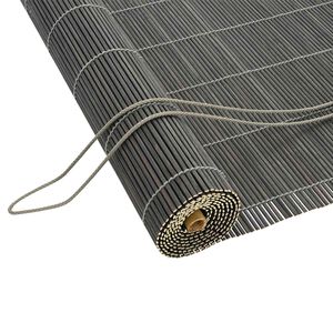 vidaXL Roletas Pilka 120 x 160 cm Bambukas