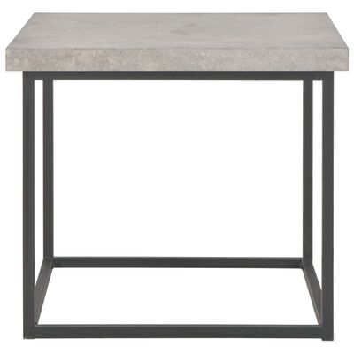 vidaXL Kavos staliukas, 55x55x53cm, betono išvaizdos