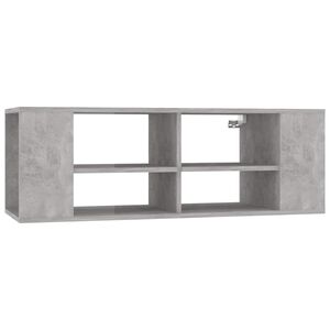vidaXL Sieninė TV spintelė, pilka, 102x35x35cm, apdirbta mediena