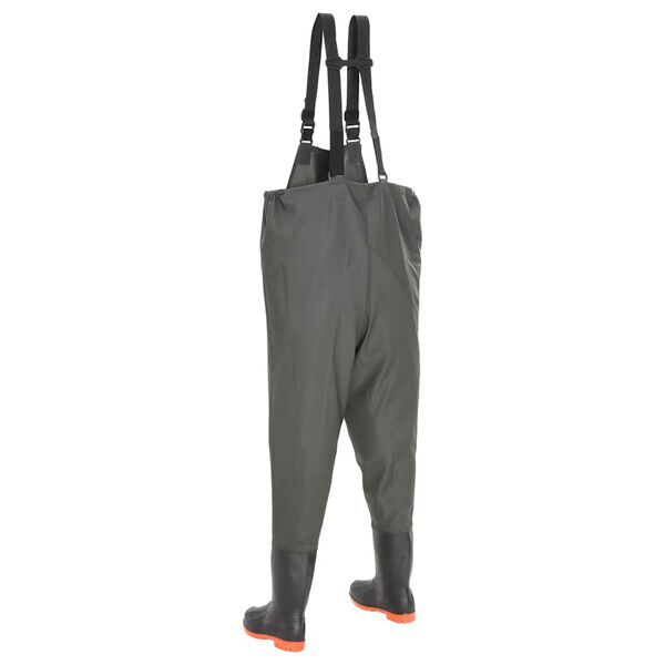 vidaXL Bridkelnės su batais, žalios spalvos, 43 dydis