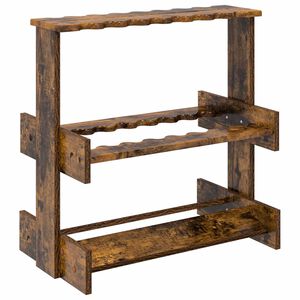 vidaXL Biliardo lazdos stovas Apdirbta mediena 60 x 35 x 60 cm
