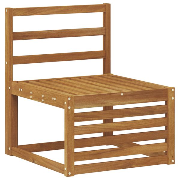 vidaXL Sofų komplektai 10 pcs Natūrali Kietos akacijos mediena