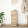 vidaXL &Scaron;oninė spintelė, ąžuolo spalvos, 29,5x34x76cm, apdirbta mediena