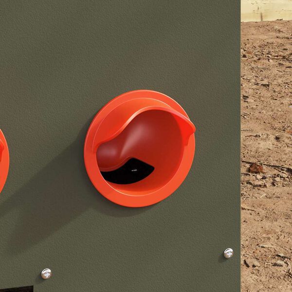 vidaXL Vi&scaron;tų lesykla Alyvuogių žalia 60,5 x 29 x 51 cm