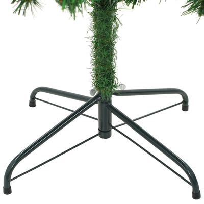 vidaXL Dirbtinė kalėdinė eglutė su kankorėžiais, 210 cm