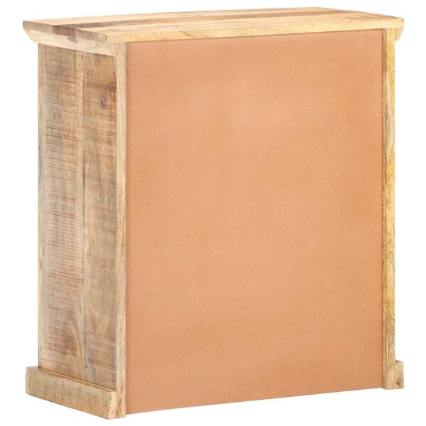 vidaXL &Scaron;oninė spintelė, 65x32x70cm, mango masyvas ir nendrės