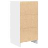 vidaXL Šoninė spintelė, baltos, 37,5x35x76 cm, apdirbta mediena