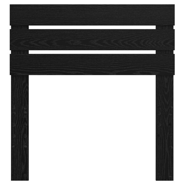 vidaXL Galvūgalis Juodas ąžuolas 80 cm Apdirbta mediena