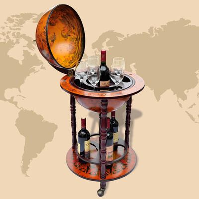 vidaXL Gaublio formos vyno butelių laikiklis, eukalipto mediena