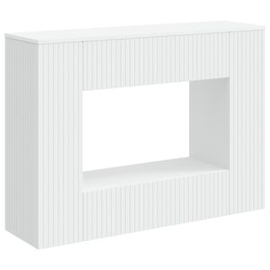 vidaXL Konsolinis stalas Baltas 101 x 29 x 74 cm Dirbtinė mediena