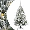 vidaXL Dirbtinė Kalėdų eglutė 120 cm 150 LED &Scaron;ilta balta