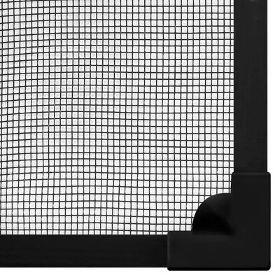 vidaXL Magnetinis tinklelis nuo vabzdžių langams, antracito, 80x120cm