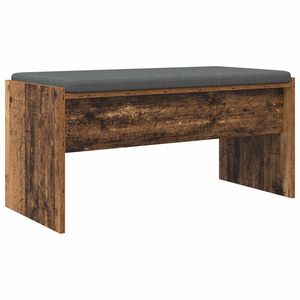 vidaXL Koridoriaus suolas su pagalve Senas medis 83 x 38 x 40 cm
