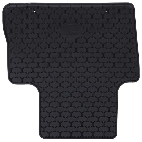 vidaXL Automobilių kilimėlis 4 pcs Juoda Guma