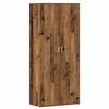 vidaXL batų spintelė Old Wood 80x39x178 cm Engineered Wood