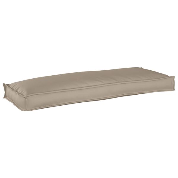 vidaXL Pagalvėlė Taupe 110 x 40 x 8 cm Oksfordo audinys