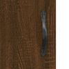 vidaXL Prie sienos montuojama spintelė, ruda ąžuolo, 34,5x34x90cm