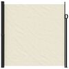vidaXL I&scaron;traukiama &scaron;oninė markizė, kreminės spalvos, 200x600cm