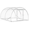 vidaXL Vi&scaron;tų būdas Sidabrinė 200 x 150 x 100 cm Galvanizuotas plienas