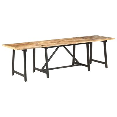 vidaXL Išskleidžiamas valgomojo stalas, 280x80x75cm, mango masyvas