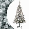 vidaXL Dirbtinė Kalėdų eglutė su burbulais 120 cm 150 LED &Scaron;ilta balta