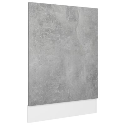 vidaXL Indaplovės plokštė, betono pilkos spalvos, 45x3x67cm, MDP