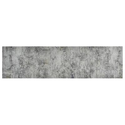vidaXL Virtuvės kilimėlis, 45x150cm, aksomas, plaunamas, betonas