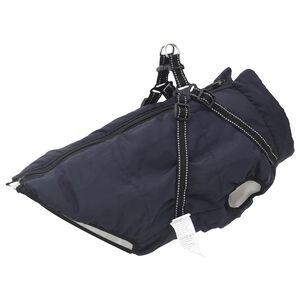 vidaXL &Scaron;uns Kailinis Jūrinė mėlyna L48 Fleece ir poliesteris