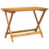 vidaXL Sulankstomas sodo stalas, 90x52,5x65cm, akacijos masyvas