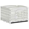 vidaXL 4 panelių &scaron;unų žaidimų buferis 122 x 106,5 x 82 cm Plastmasė