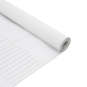 vidaXL Savaime prisiklijuojanti langų plėvelė Frosted Balta PVC
