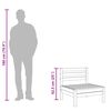 vidaXL Trivietė sodo sofa, douglas eglės medienos masyvas