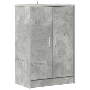 vidaXL Spintelė batams, betono pilka, 60x35x92cm, apdirbta mediena