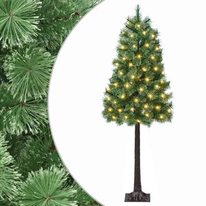 vidaXL Dirbtinė Sulankstoma Kalėdų Eglutė 120 cm 150 LED &Scaron;ilta balta