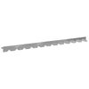 vidaXL Vejo kra&scaron;tas 30 pcs 102 x 4 x 4 cm Plienas Sidabrinė