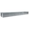 vidaXL Lovelis, pilkas, 480x80x45cm, galvanizuotas plienas, auk&scaron;tas