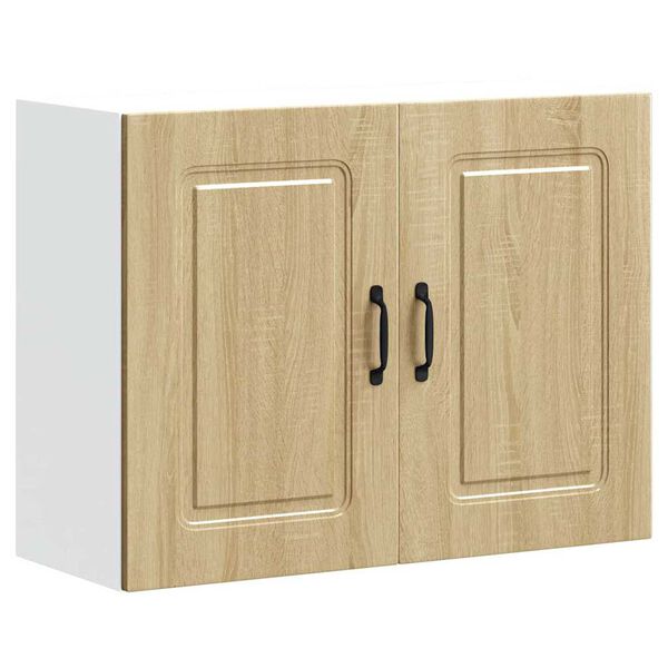 vidaXL Sieninė virtuvės spintelė, Kalmar, sonoma ąžuolo, mediena