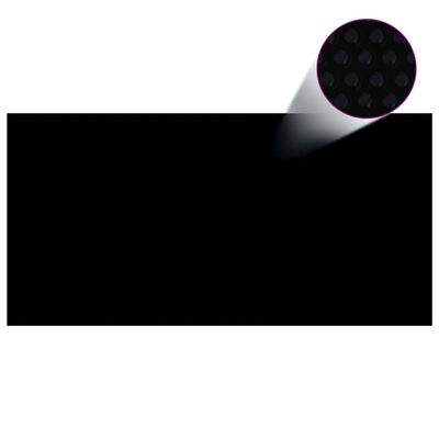 vidaXL Baseino uždangalas, juodos spalvos, 488x244cm, PE