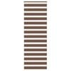 vidaXL Zebrinės žaliuzės, rudos, 70x230 cm, audinys, plotis 65,9 cm, poliesteris
