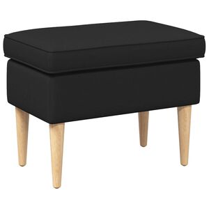 vidaXL Pėdų staliukas Juoda 55 x 35 x 41 cm
