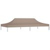 vidaXL Proginės palapinės stogas, taupe spalvos, 6x3m, 270 g/m&sup2;