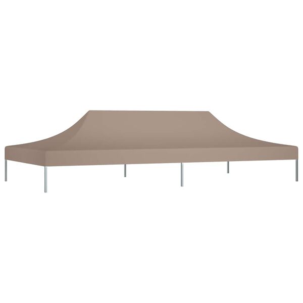 vidaXL Proginės palapinės stogas, taupe spalvos, 6x3m, 270 g/m&sup2;